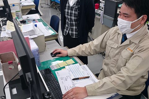 研修の様子（事務研修）